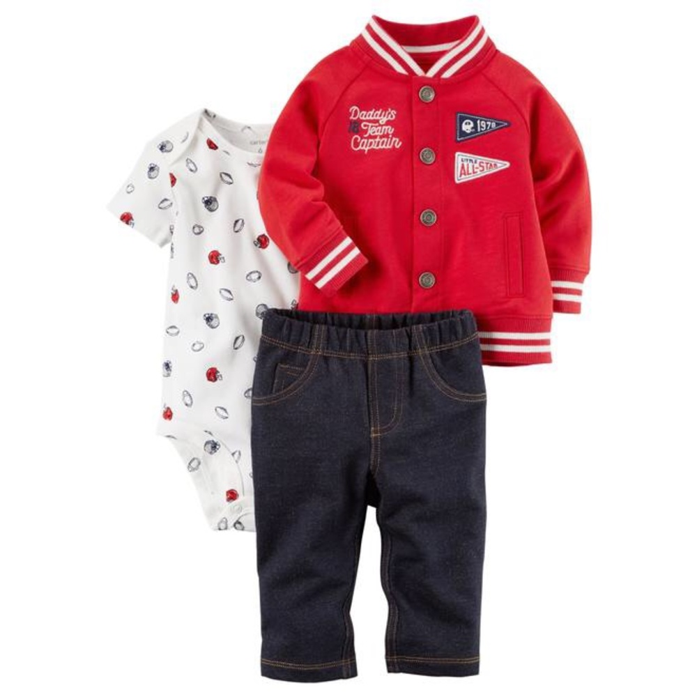 NWT varsity jacket set